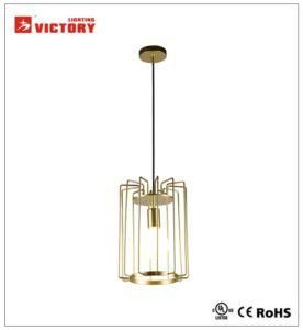 Modern Decorative Gold Metal Dining Room Hanging Pendant Lamp