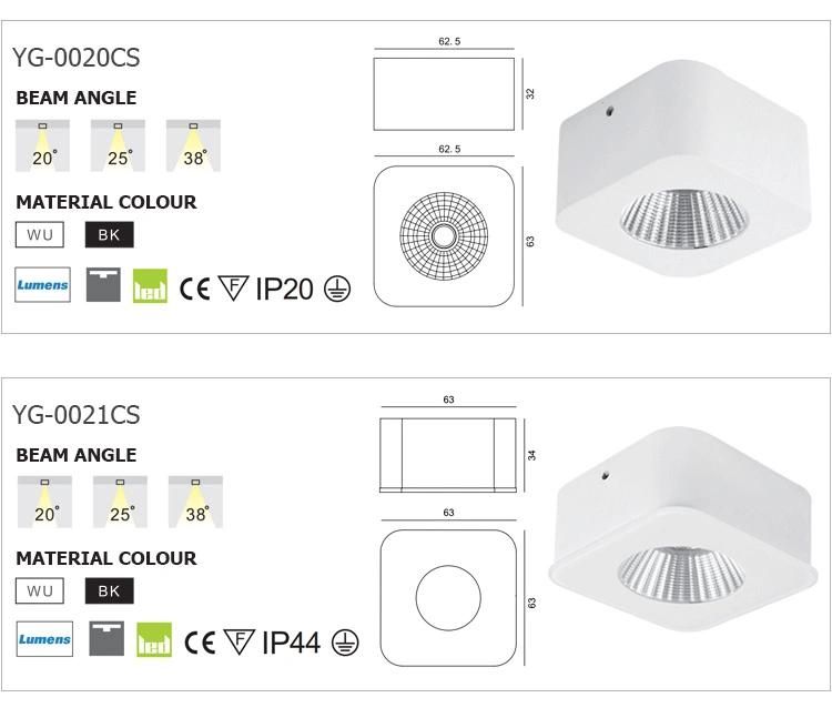 CE and RoHS Approval 4W LED Under Cabinet Lamp Light Surface Mounted Downlight