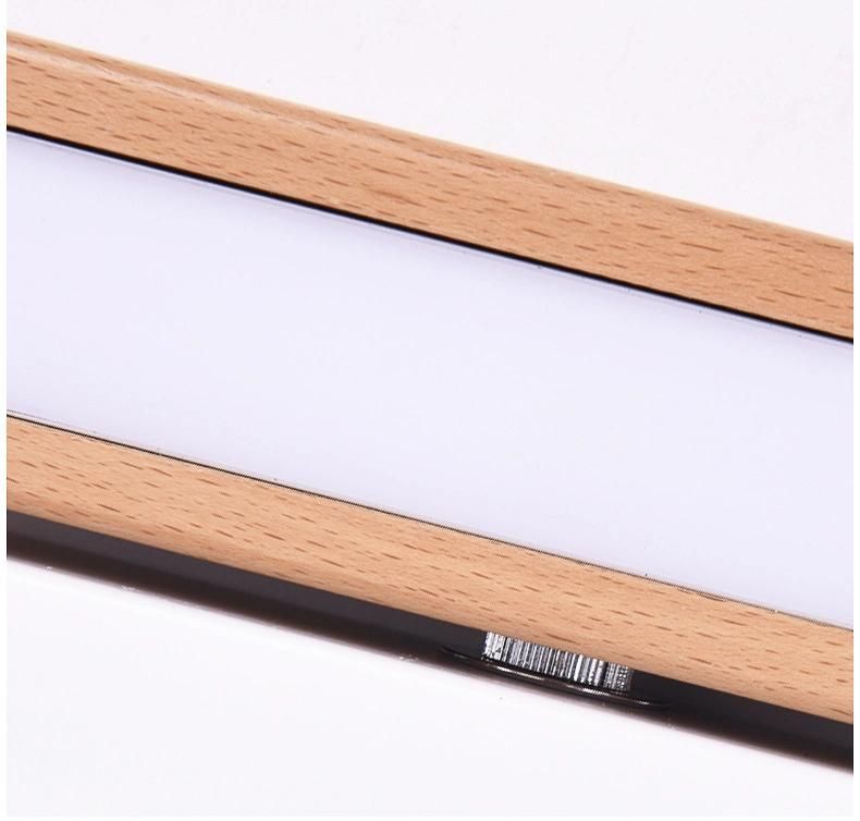 LED Acrylic Solid Wood Wall Light Creative Rotatable Bedroom Wall Light Aisle Lighting