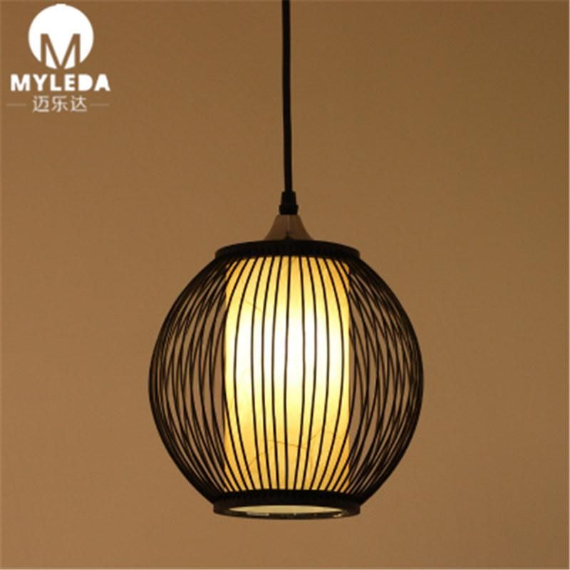 Chinese Restaruant Design Rattan Bamboo Pendant Light