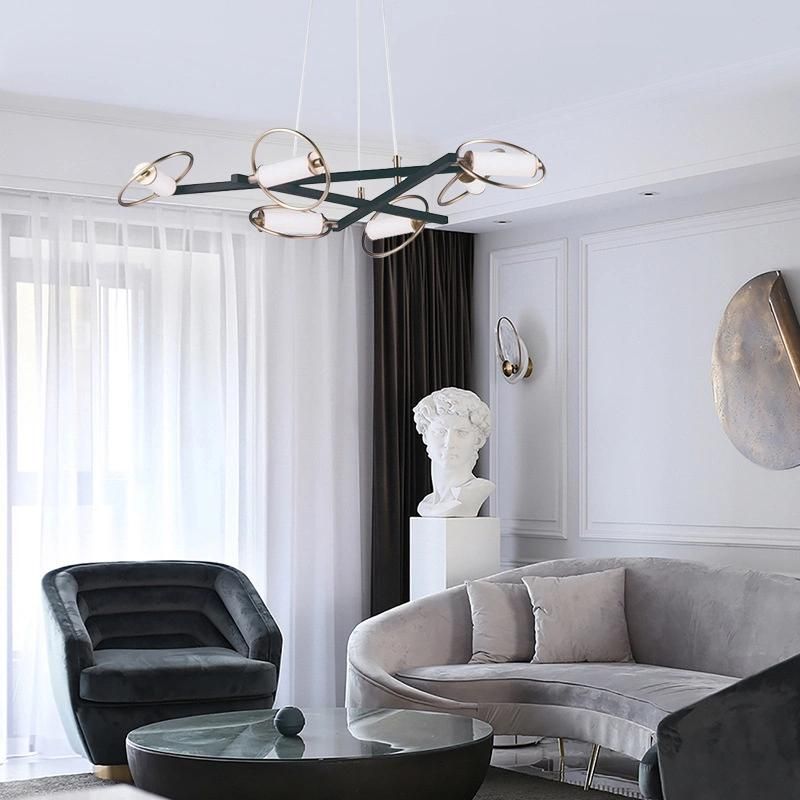 Modern Pendant Ceiling Lamps LED Crystal Chandelier Lights Light Fixture for Living Room