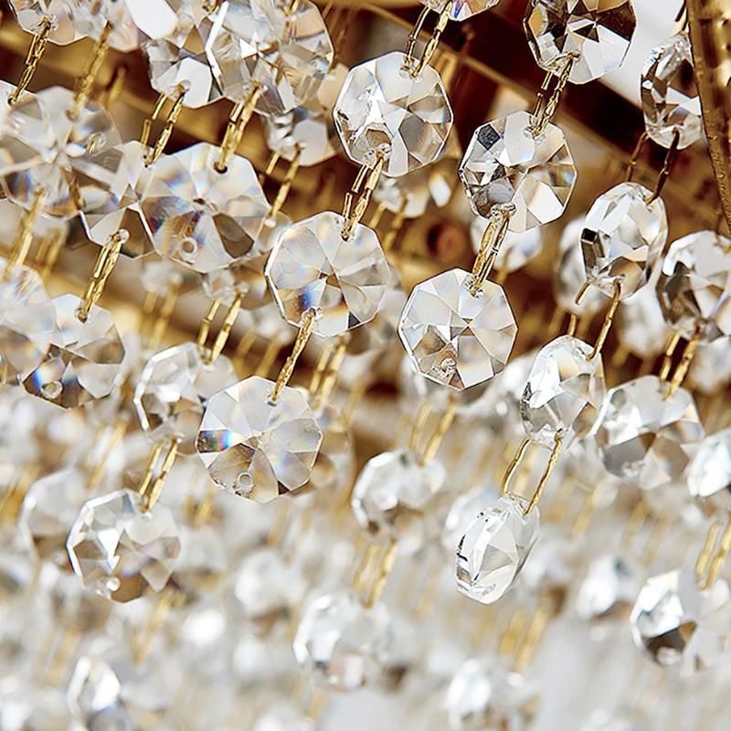 High-Grade Vintage Style Crystal Chandelier restaurant Bedroom Pendant Lamp