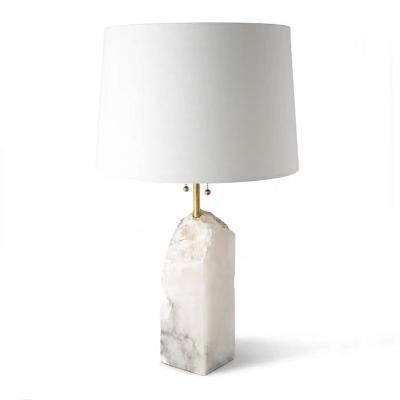 American Creative Luxury Marble Table Lamp Post Modern Engineering Hotel Club Simple Design Soft Bedroom Living Room