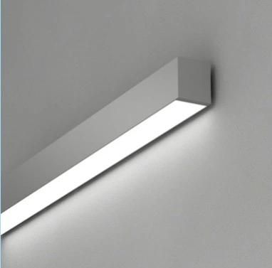Modern Colorful LED Ceiling Linear Panel Light with Silver White Black Color