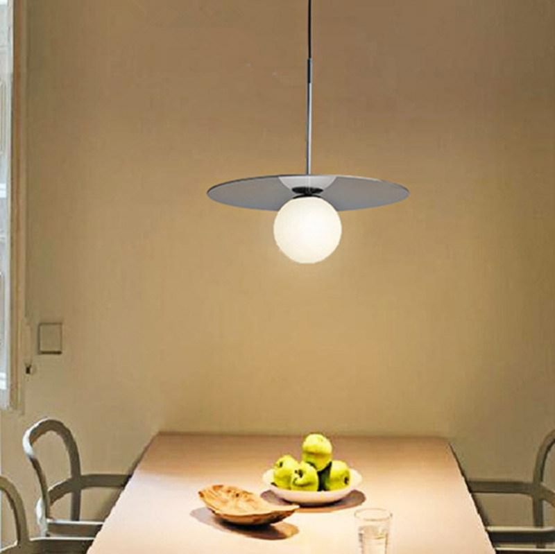 Modern Glass Lamp LED Loft Nordic Minimalist Pendant Lamp Restaurant ceiling Chandelier Bedroom Pendant Lamp (WH-AP-214)