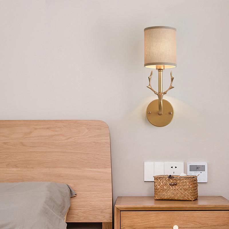 Antler Wall Lamp Bedroom Bedside Light Living Room Background Wall Lamp