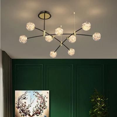 Living Room LED Modern Chandelier Lighting Personality Creative Simple Pendant Lamp