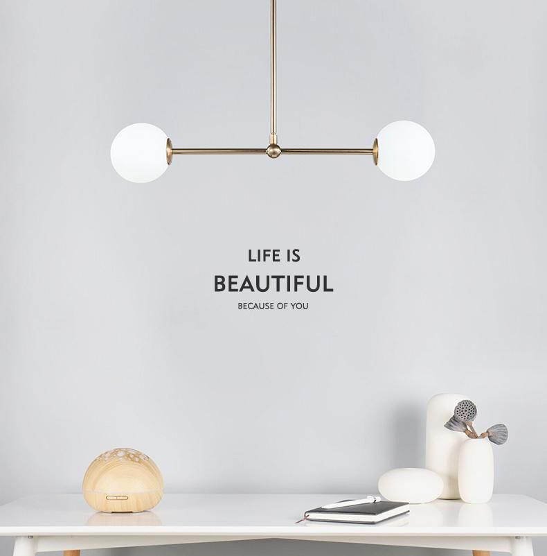 Nordic Pendant Lights G9 Rotatable Table Steinar Modern Minimalist Antique Gold Pendant Light (WH-AP-325)