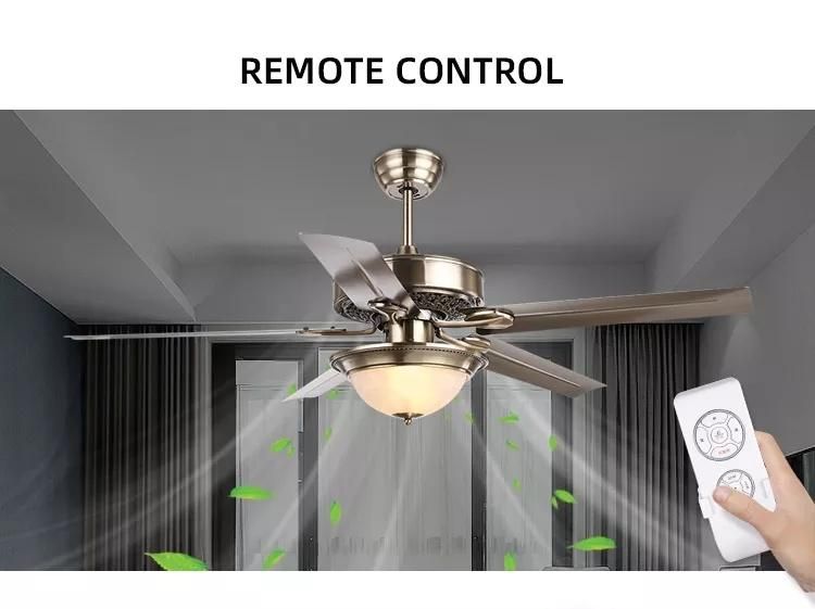 AC Fan New Popular 70W Modern Beedroom Indoor LED Ceiling Fans Lighting Remote Fan Lights for Room Cooling Fan