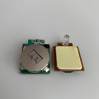 Single Color Button Cell Power Flashing LED Module for Pop Display