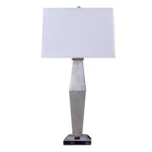 USA/UL/cUL Silverleaf Table Lamp with on/off Rocker Switch