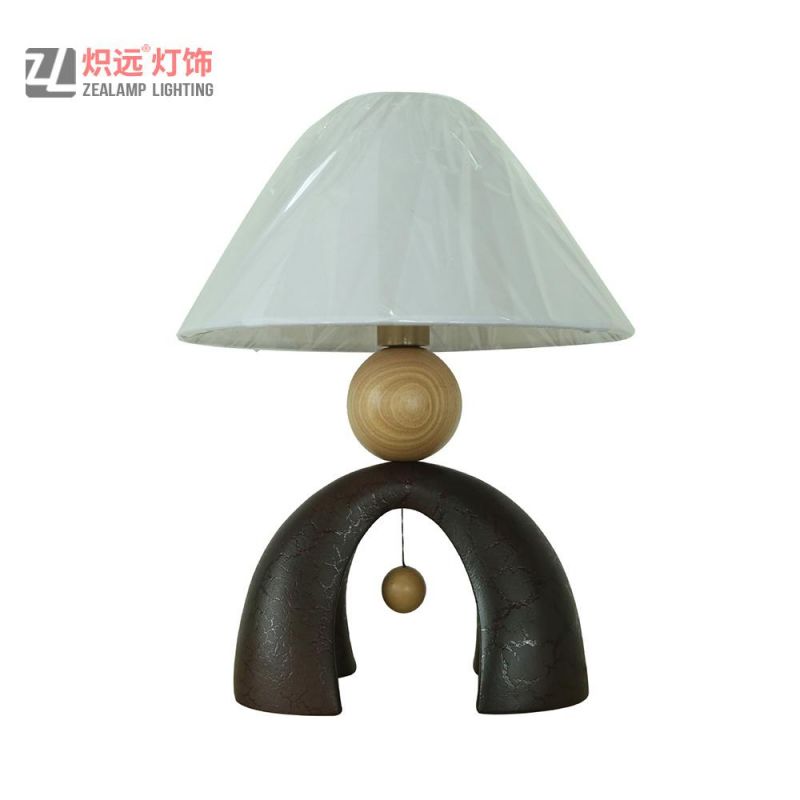 New Art Design Resin Grain Table Lamp for Villa