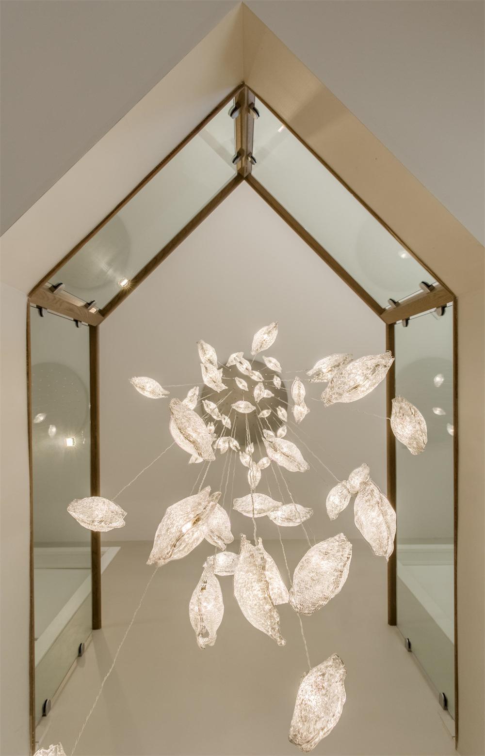 Camilamp Hot Sale Simple Nordic American Hanging LED Ceiling Lights Bedroom Chandelier Luxury Pendant Light