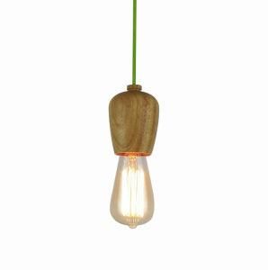 E27 Modern Wooden Hanging Lamp for Living Room