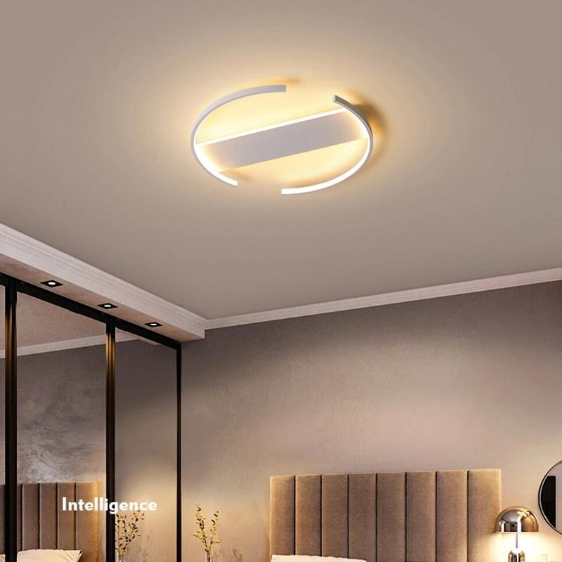 White Bedroom Light Simple Modern Art Nordic Warm Room Lamp LED