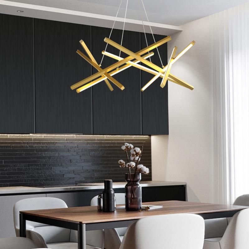 Geometric Branch Design Modern Style Chandelier Hotel Lobby Pendant Lamp