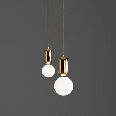 Modern Acrylic Gold, Chrome White, Black Stainless Steel LED Hanging Pendant Light