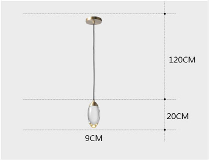Crystal Stair Chandelier Lighting Modern Copper Luxury Design Hanging Lamp