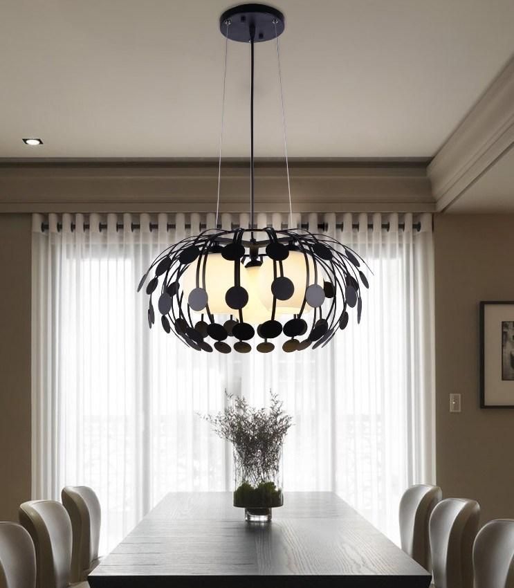 Modern Glass with Lampshades Pendant Light Interior Lighting