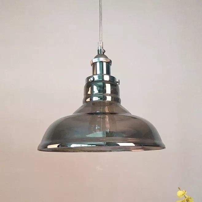 Vintage Farmhouse Decor Pendant Light Retro Amber Glass Industrial Chandelier Lights Fixture for Restaurant Home Bar