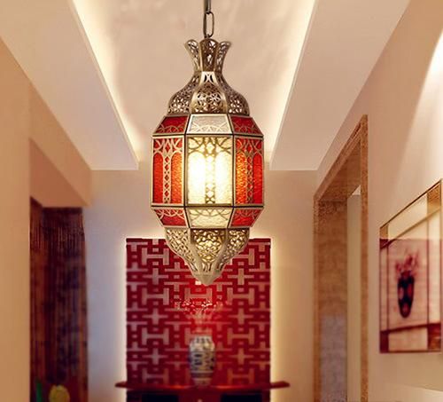 Arabic Copper Pendant Lamp for Indoor Home Lighting Decoration