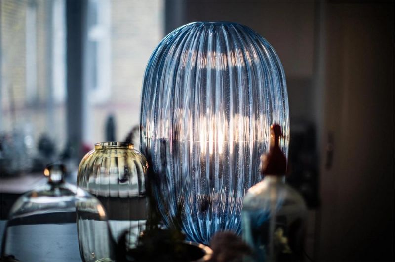 2022 Decorative Hand Blown Round Lamp Shade Hanging Glass Ball Chandelier