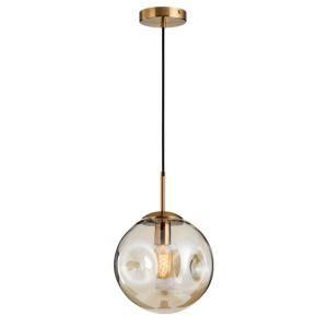2020 Modern Design Hanging Glass Balls Iron Pendant Light for Hall Decoration Home Decoration