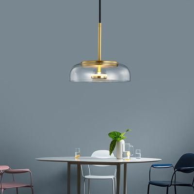 Modern Glass Pendant Lamps LED Bowl Nordic Lighting Dinner Table Chandelier (WH-GP-41)
