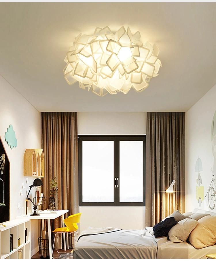 Nordic Ceiling Lights Warm Flower Balcony Living Room Bedroom Scandinavian Lights (WH-MA-162)