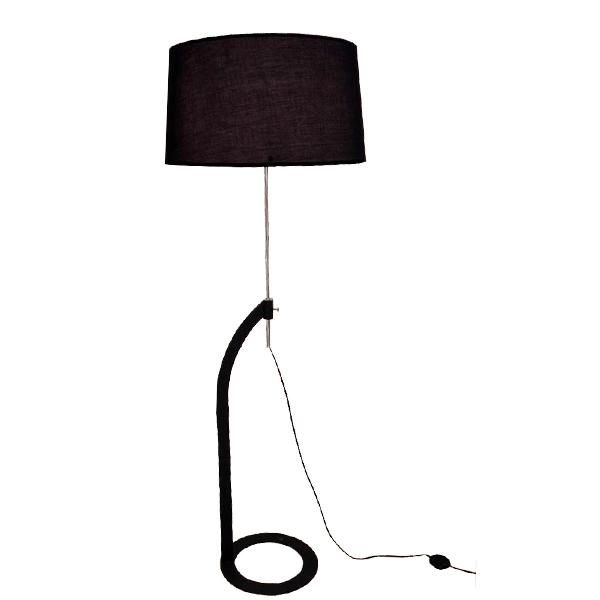 Black Metal Hotel Modern Desk Table Lamp Light with Fabric Shade for Living Room, Height Can Be Adjustable