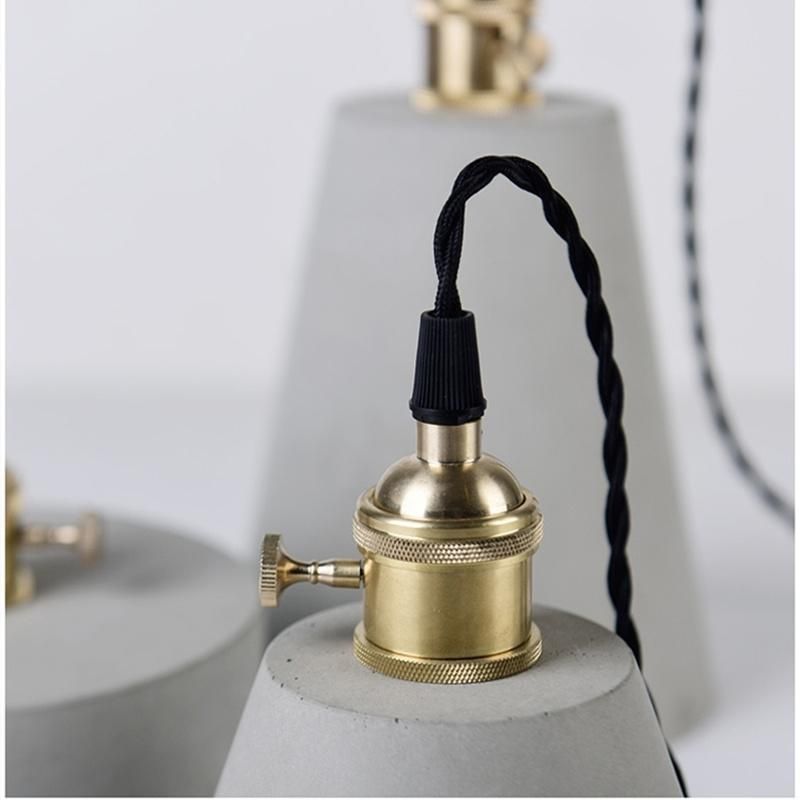 Nordic Industrial Cement Pendant Light Designer Suspension for Bedroom Dining Room Loft Pendant Lamp (WH-AP-207)