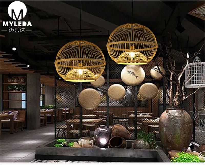 New Creative Shape Bamboo Pendant Lights