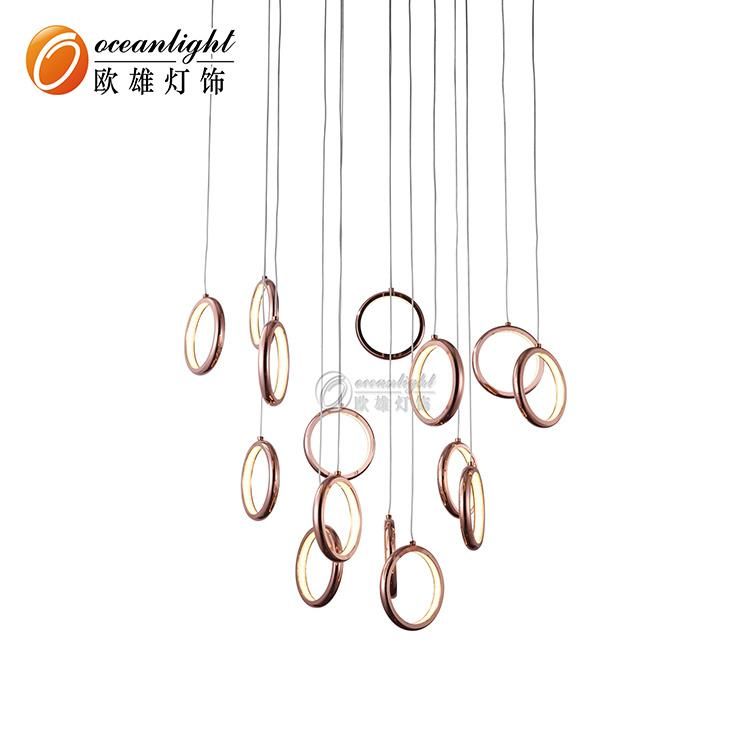 Indoor Lighting Design Chandelier Ring Ceiling Pendant Lighting Om66104