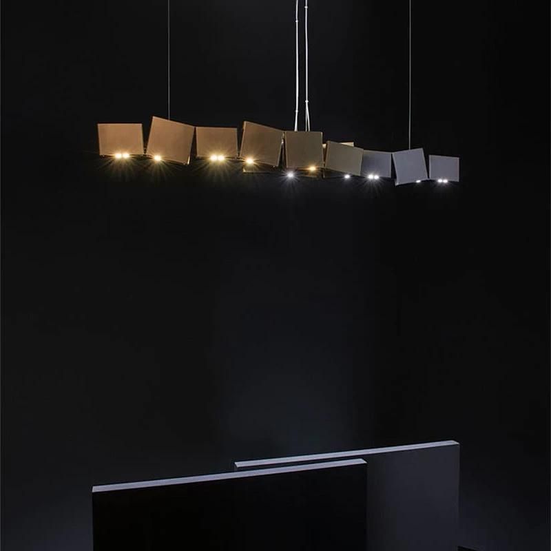 Hot Sale Manufacture LED Brass Silver Diamonds Pendant Light