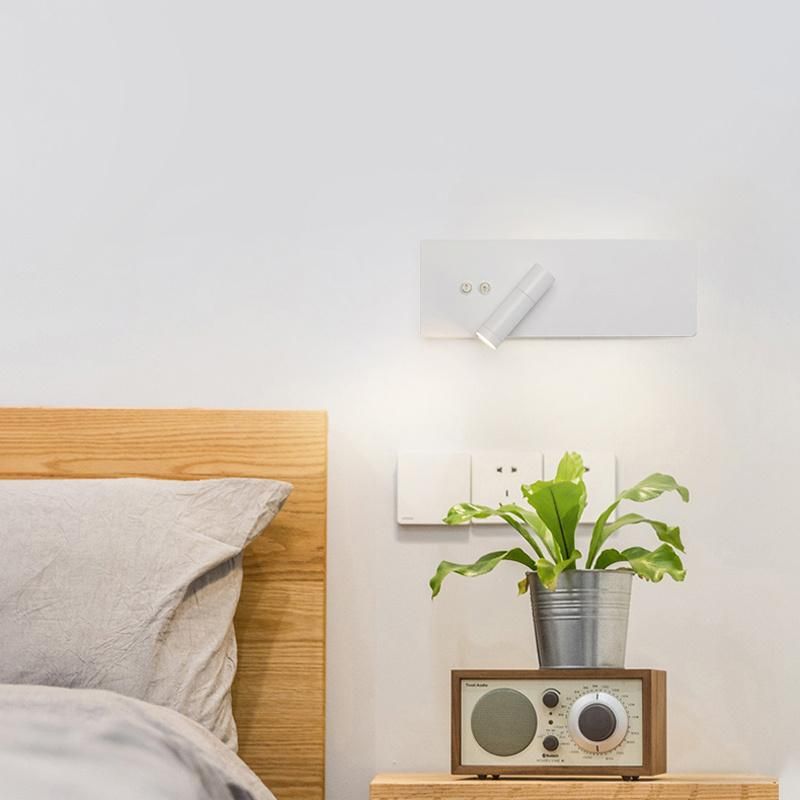 Bedhead Wall Lamp Modern Creative Study Living Room Rotating Reading Light