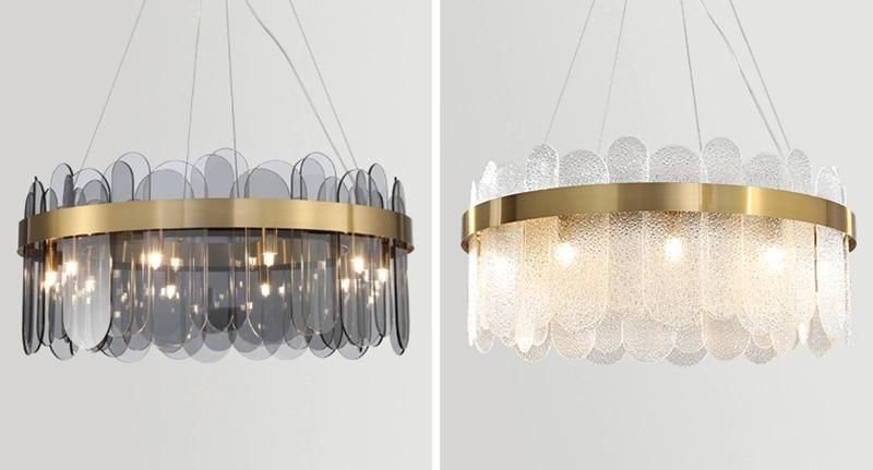 Crystal Light Indoor Lighting Modern Chandelier Lamp Luxry Pendant Lamp for Living Room Dining Room