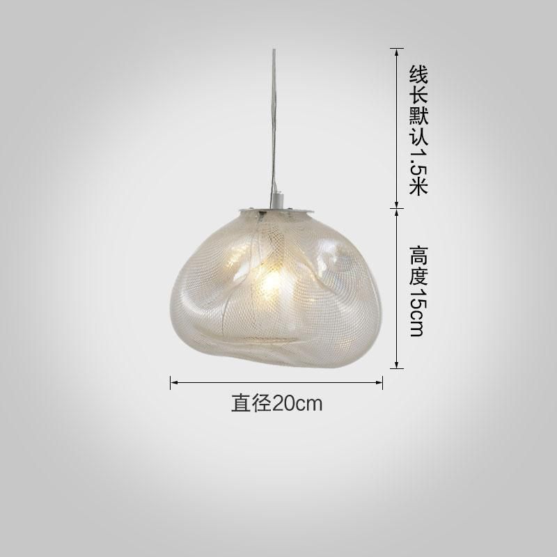 Scandinavian Pendant Light Personality Glass Suspension Bar Decoration Designer Dining Room Pendant Light (WH-AP-252)