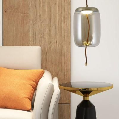 Nordic Minimalist Art Deco Living Room Pendant Light Lampara Custom Wrought Iron Ceiling Lamp