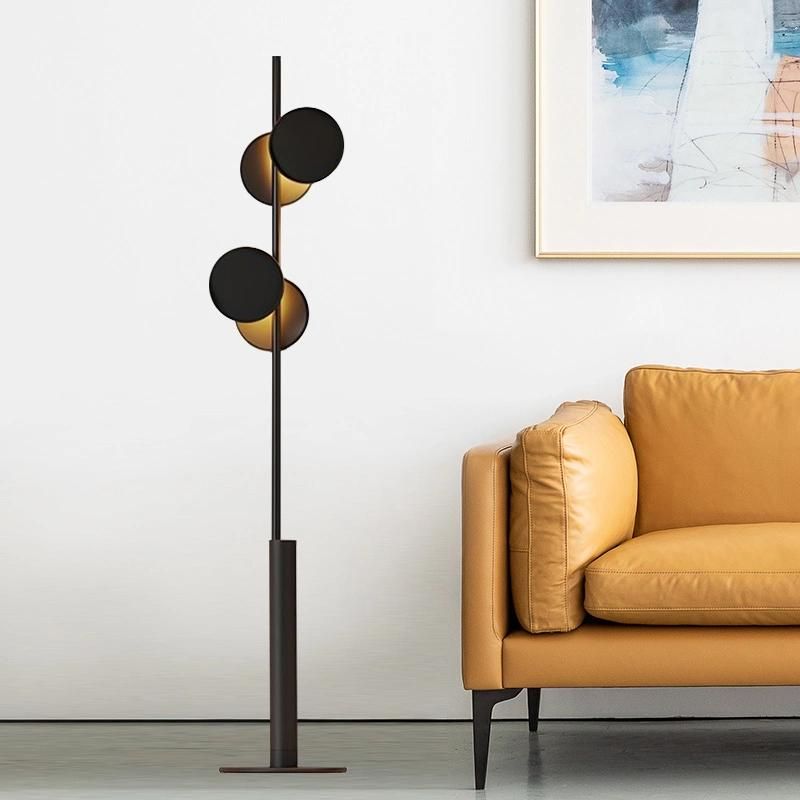 Nordic Floor Lamp Modern LED Standing Lamp Black Floor Lights for Living Room Design Floor Lamp (WH-MFL-53)
