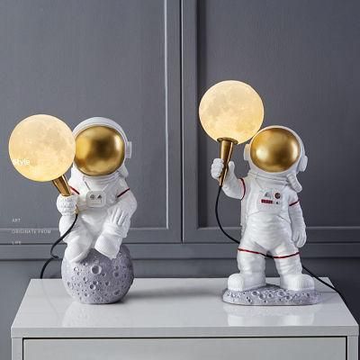Nordic Astronaut Decoration Table Lamp Living Room Bedroom Bedside Table Lamp