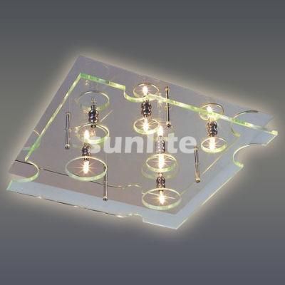 Modern Clear Glass Ceiling Lamp (MD-9122L)