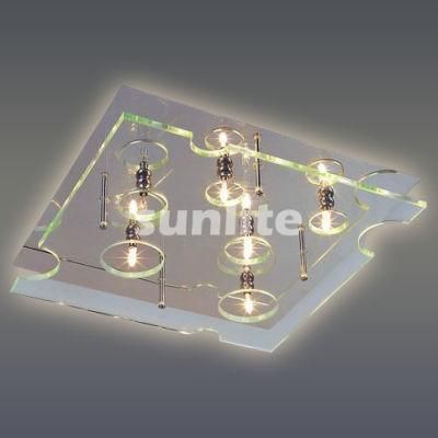 Modern Clear Glass Ceiling Lamp (MD-9122L)