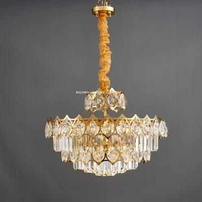 Hotel Crystal Hanging Light New Residential Chandelier Pendant Light