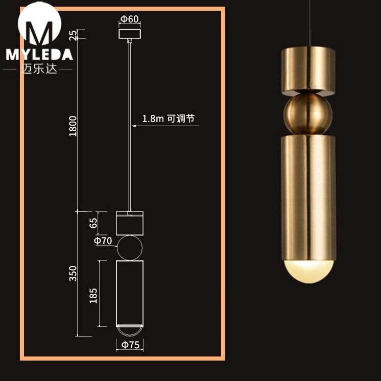 Indoor Restaurant Bar Metal LED Pendant Lighting
