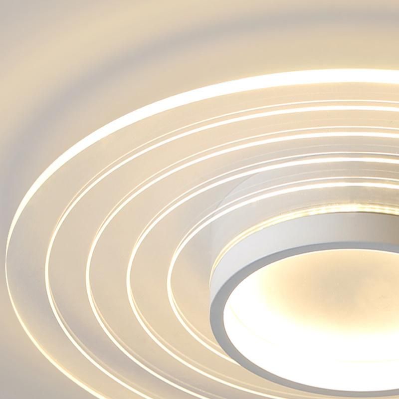 Round Acrylic Ceiling Light Romatic Bedroom Lamp Modern Livingroom Lamp LED