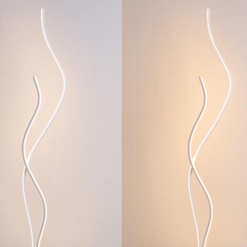 Flower Modern Style Floor Lamp Table Lamp Linear Shape Desk Lamp
