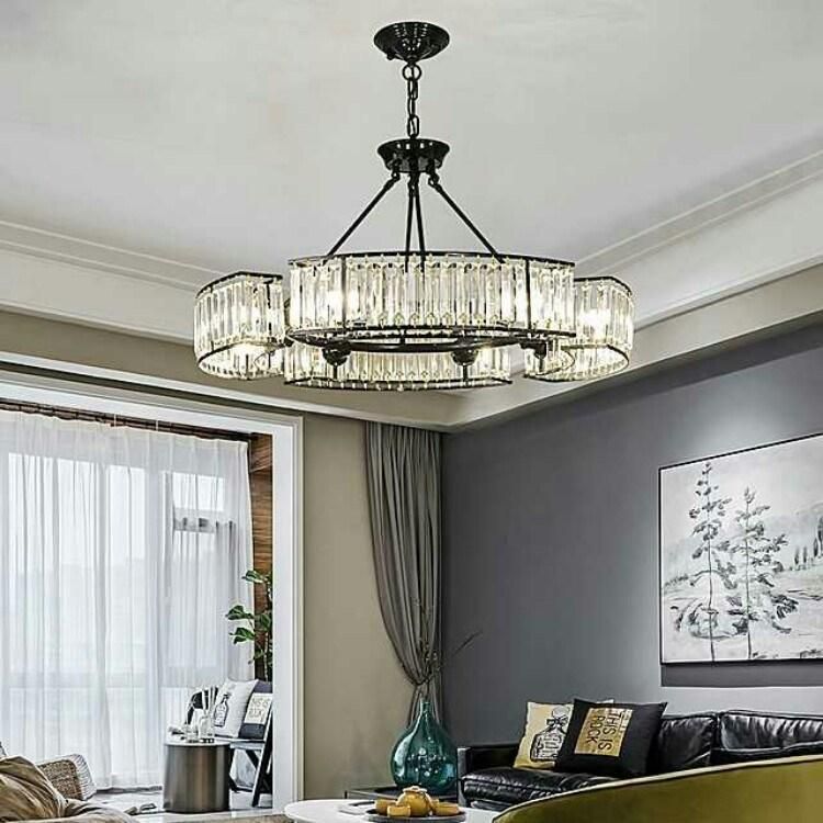 Dsigner Crystal Pendant Lights Kitchen Dining Room Bedroom Suspension Lamp (WH-AP-93)