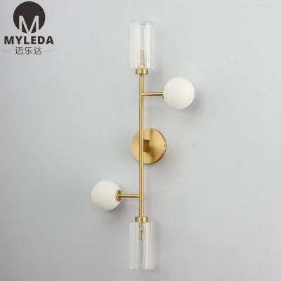 Modern Bathroom Mirror Light Brass Wall Sconce Modern Wall Light