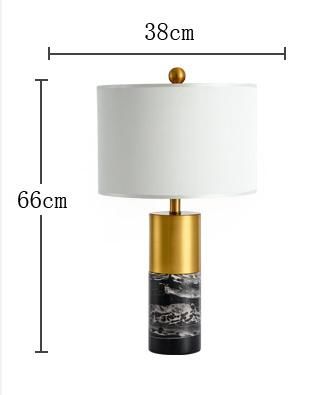 Channel Hotel Designing Children Cute Modern Lights Lighting Home Bedside Recharger Blue and White Golden Hollowed out Brass Luxury Table Lamps