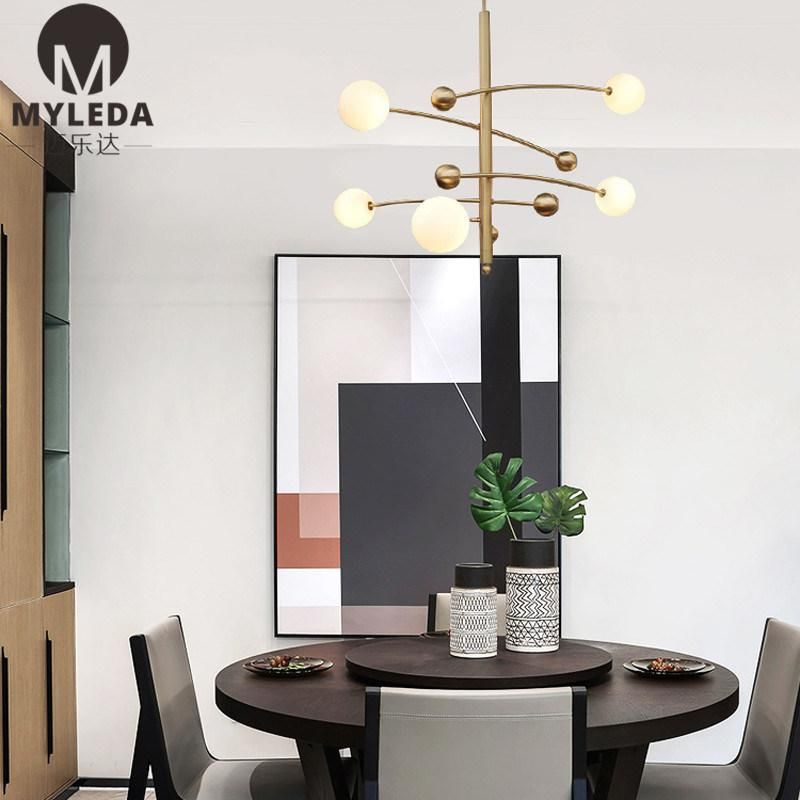 Modern Decorative Villa Lobby Project LED Chandelier Pendant Lamp